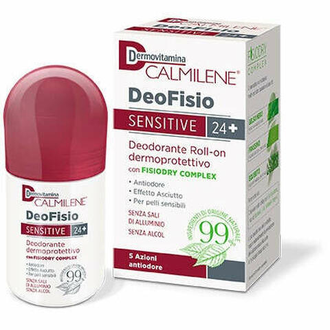 Calmilene deofisio sensitive 24+ deodorante roll-on dermoprotettivo 75ml