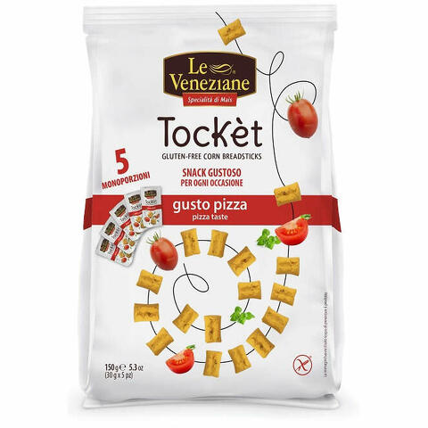 Tocket multipack gusto pizza 30 g x 5 pezzi