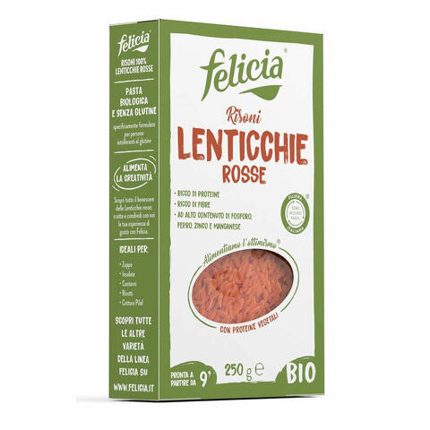 Bio risoni lenticchie rosse 250 g