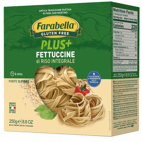 Farabella fettuccine riso integrale plus+ 250 g
