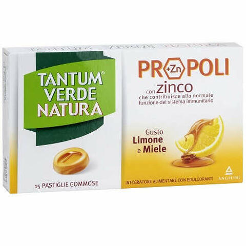 Tantum verde natura 15 pastiglie gommose limone & miele