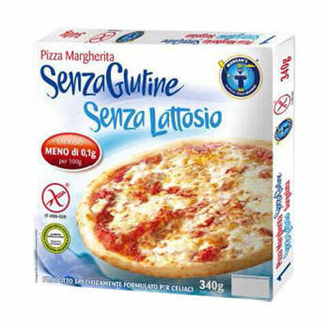 Pizza margherita senza glutine e senza lattosio surgelata 340 g