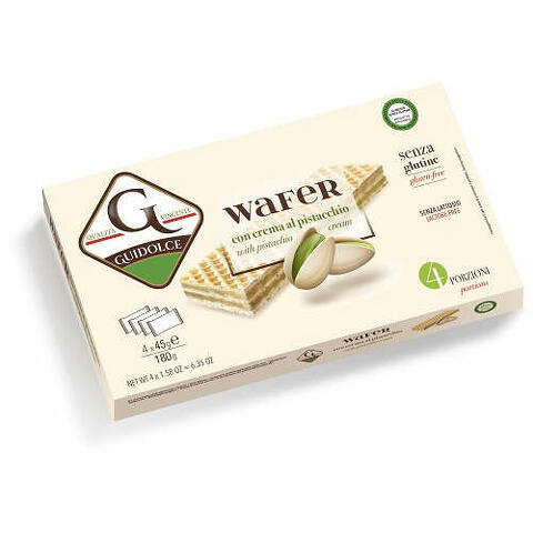 Wafer con crema al pistacchio 4 porzioni x 45 g