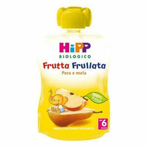 Hipp bio frutta frullata pera mela 90 g