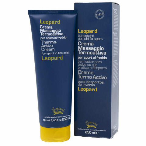 Leopard crema massaggio termoattiva 250 ml