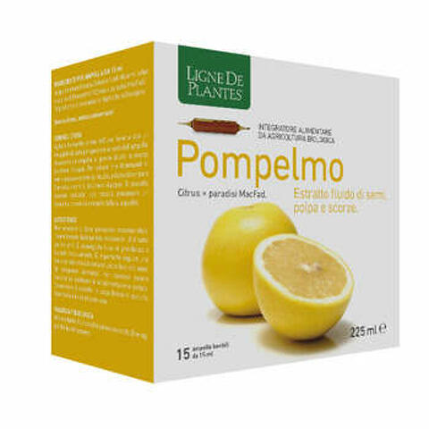 Pompelmo estratto bio 15 ampolle bevibili 15 ml