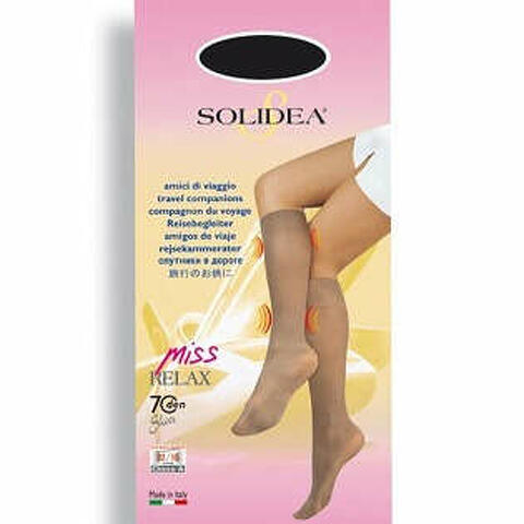 Miss relax 70 sheer gambaletto camel 2 m