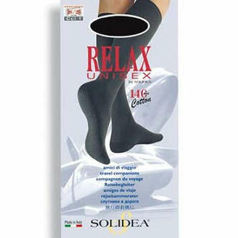 Relax unisex 140 gambaletto cotton nero 4xl