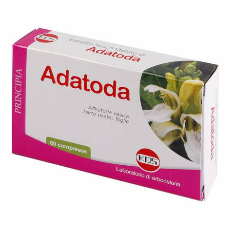 Adhatoda estratto secco 60 compresse 22,2 g