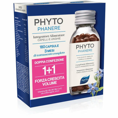 Phyto phytophanere integratore alimentare capelli/unghie 90+90 capsule