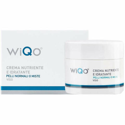 Wiqo crema nutriente ed idratante pelli normali o miste viso 50 ml