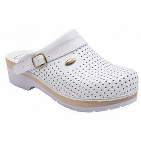 Clog s/comf.b/s ce bycast bis unisex white woods bianco 44