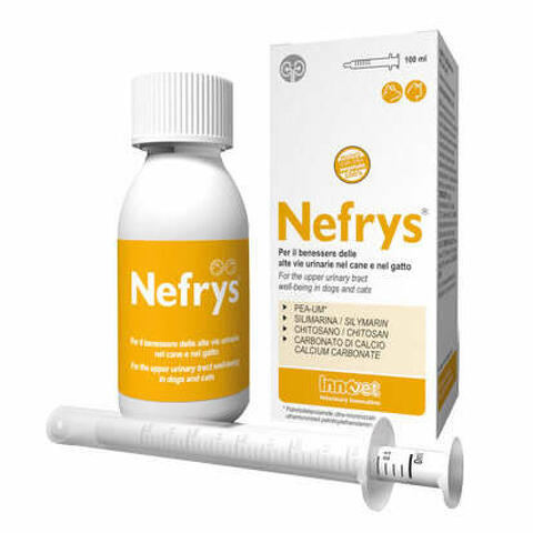 Nefrys veg 100 100 ml con siringa dosatrice alimento complementare per cani e gatti