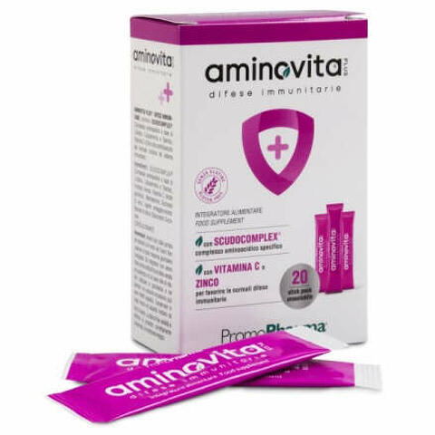 Aminovita plus difese immunitarie 20 stick pack x 2,5 g