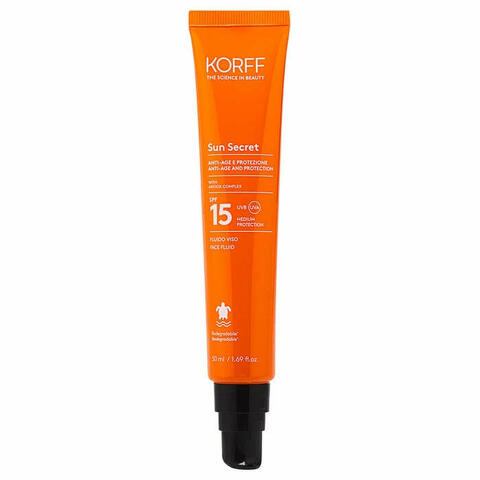 Sun secret fluido viso spf15 50 ml