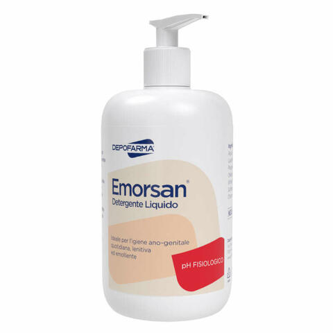 Emorsan detergente liquido igiene ano-genitale ph fisiologico 500ml