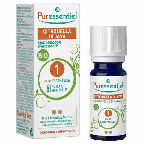 Citronella java olio essenziale bio 10 ml