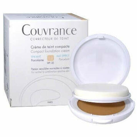 Eau thermale  couvrance crema compatta colorata nf oil free porcellana 9,5 g