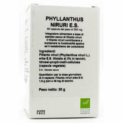 Phyllanthus niruri estratto secco 60 capsule