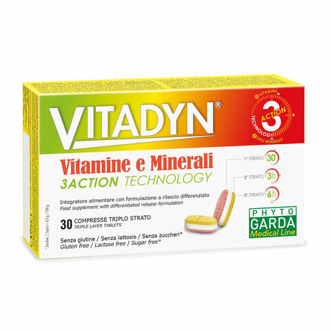 Vitamine/minerali 30 compresse rilascio differenziato