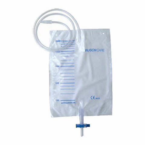 Sacca di drenaggio letto per incontinenza 2000ml in pvc con valvola di non ritorno e scarico con tubo di raccordo 90cm 30 pezzi riutilizzabile