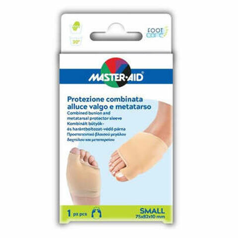 Protezione master-aid footcare per alluce valgo e metatarso small 1 pezzo d7