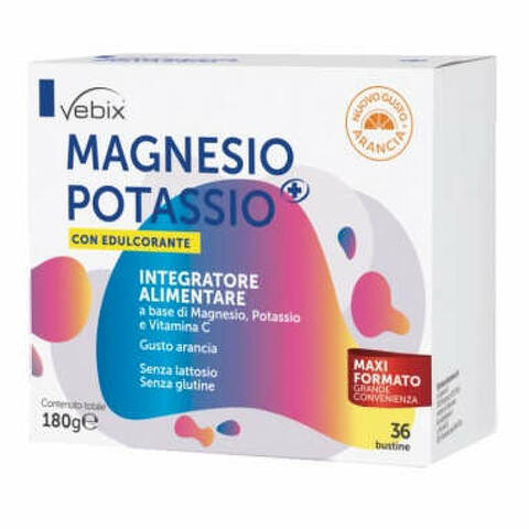 Magnesio potassio + con edulcorante 36 buste 5 g