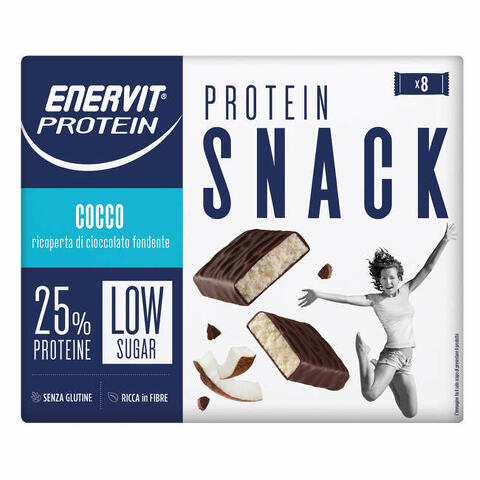 Protein snack cocco low sugar  astuccio 8 x 27 g