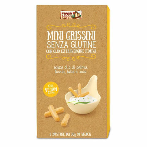 Puglia sapori mini grissini con olio extravergine di oliva 180 g