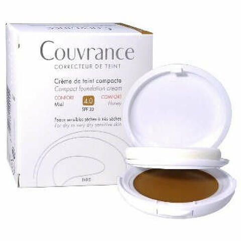 Eau thermale  couvrance crema compatta colorata nf comfort miele 9,5 g