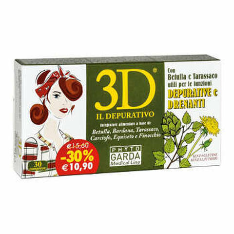 3d il depurativo 30 compresse