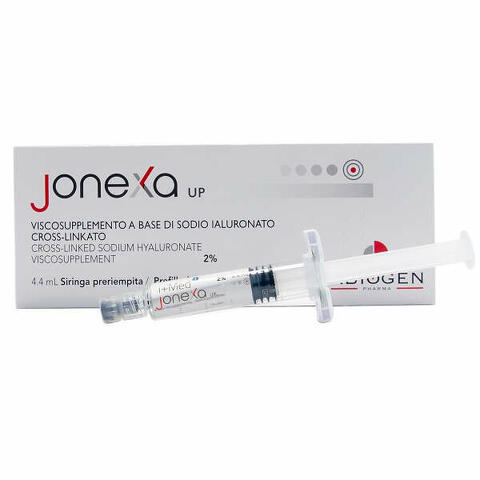 Jonexa up siringa intra-articolare sodio ialuronato cross-linkato 2% 4,4 ml