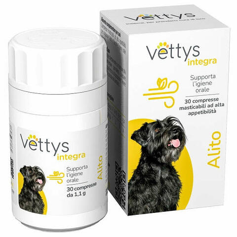 Vettys integra alito cane 30 compresse masticabili