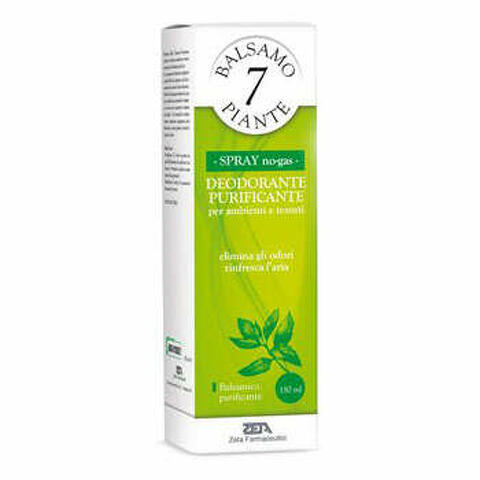 Balsamo delle 7 piante balsamico deodorante purificante per ambienti e tessuti pompa spray + astuccio 180 ml