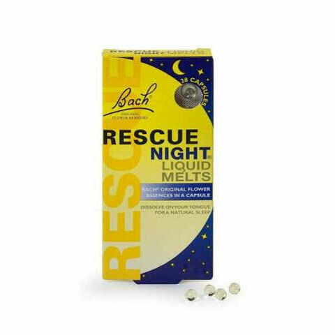 Rescue night liquid melts senza alcool 28 capsule