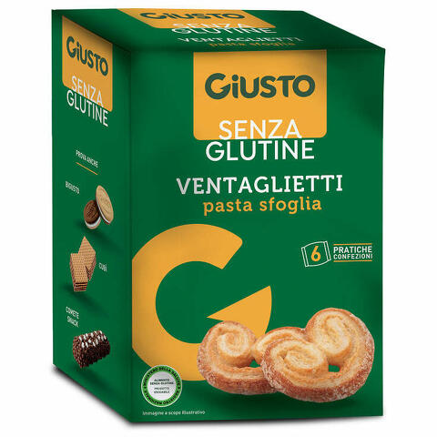 Senza glutine ventaglietti 6 pezzi da 25 g