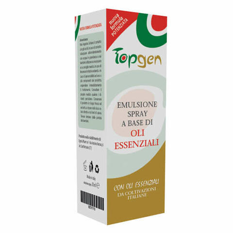 Topgen emulsione spray a base di oli essenziali 50 ml