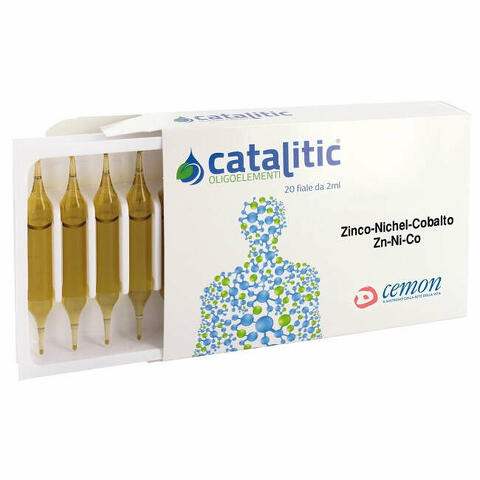 Catalitic oligoelementi zinco nichel cobalto zn-ni-co 20 ampolle