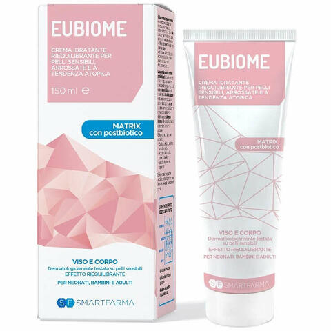 Eubiome crema idratante riequilibrante pelli sensibili arrossate tendenza atopica 150 ml