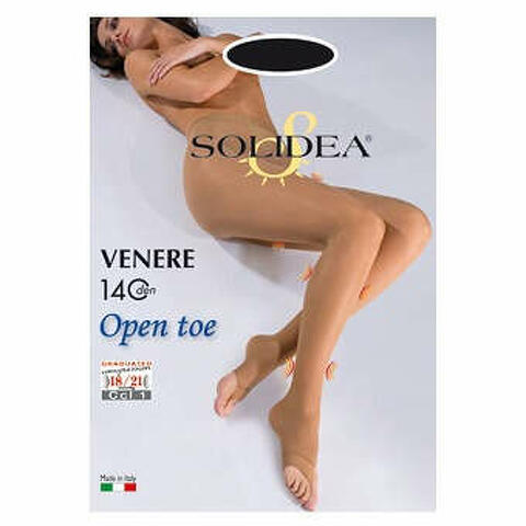 Venere 140 open toe collant camel 2m