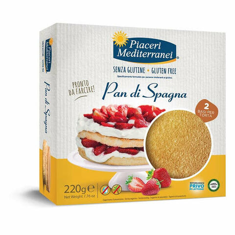 Piaceri mediterranei pan di spagna 220 g