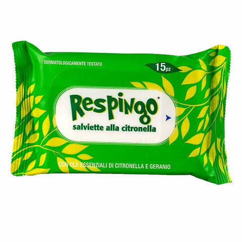 Respingo salviette citronella 15 pezzi