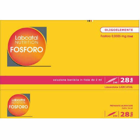 Nutrition fosforo 28 fiale x 2 ml