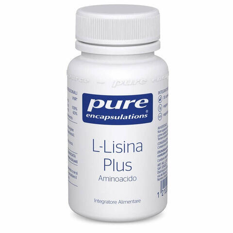 Pure encapsulations l-lisina plus 30 capsule