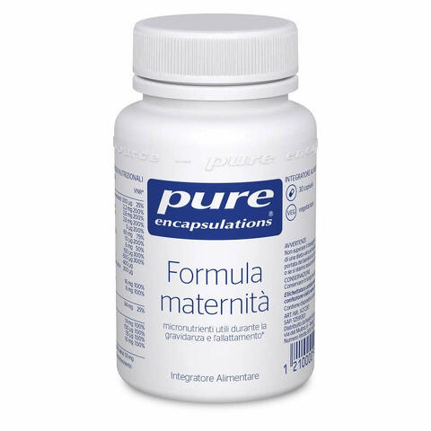 Pure encapsulations formula maternita' 30 capsule