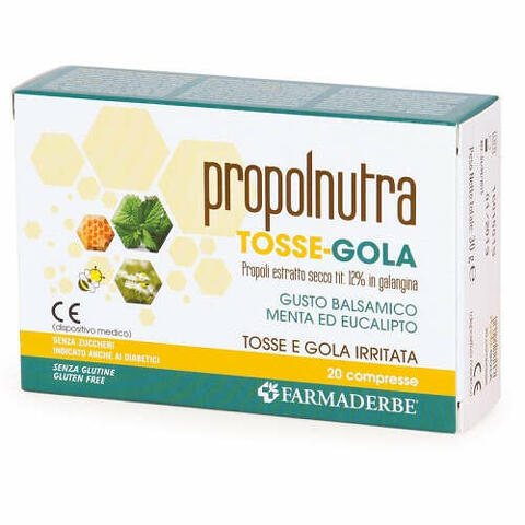 Propolnutra tosse gola 20 compresse masticabili