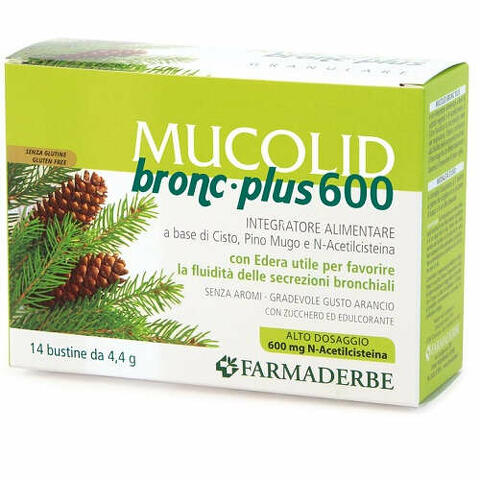 Mucolid bronc plus 600 14 bustine