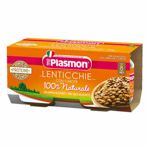 Omogeneizzato lenticchie 2 x 80 g