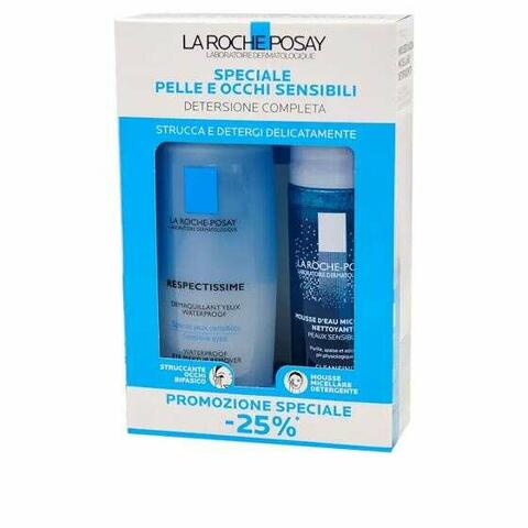 La Roche-Posay Mousse Micellare 150 ml + Struccante Occhi Bifasico 125 ml