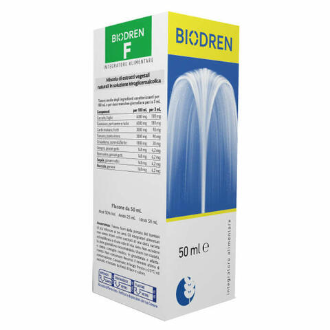 Biodren f 50ml soluzione idroalcolica